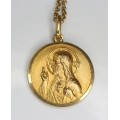 colier religios "Baroque revival ".gold plated.atelier Ross Simons